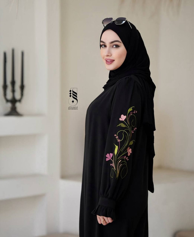 عبا فرشته جنس کرپ الیزه