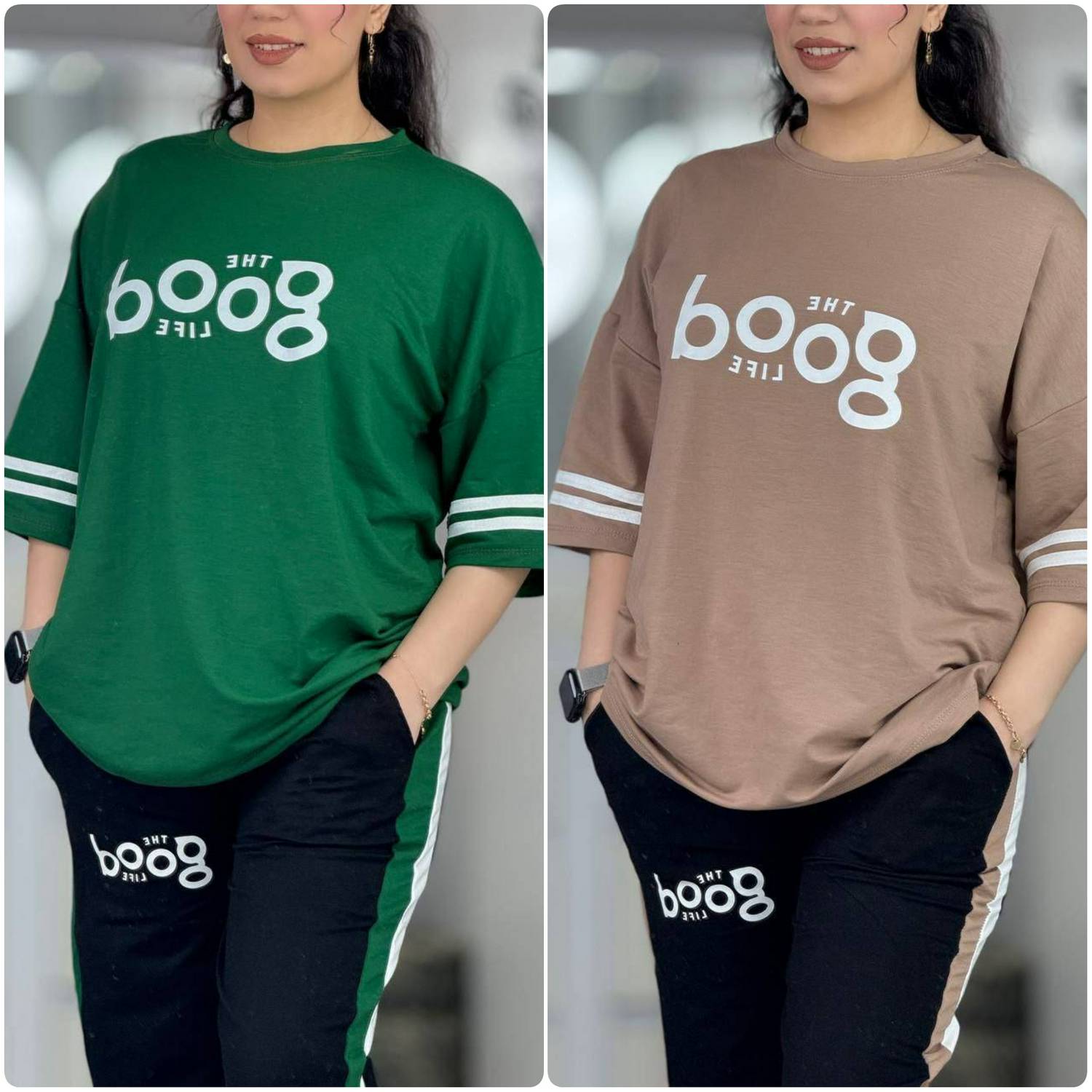 ست تیشرت شلوار زنانه