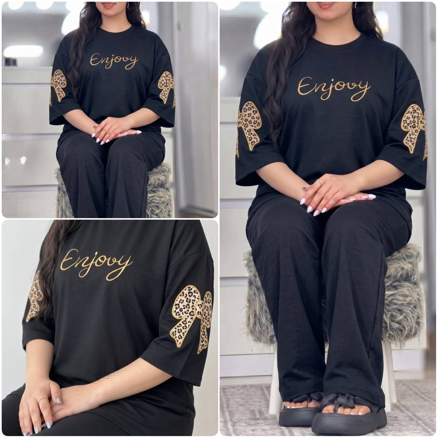 ست تیشرت شلوار فرنیا